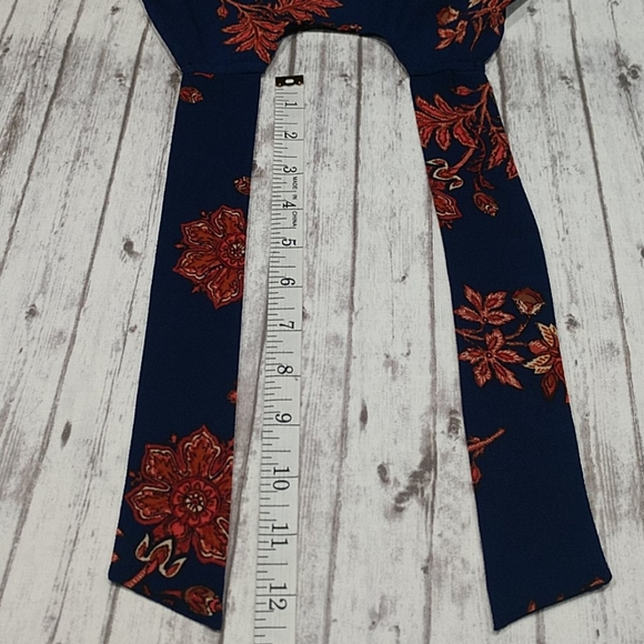 Self E Blue Long Bell Sleeve Blouse - Picture 6 of 8